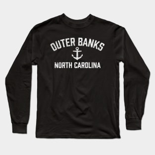 Outer Banks OBX North Carolina Anchor Long Sleeve T-Shirt